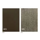 Nowoczesny składany stół z drewna i metalu Made in Italy - Menelao Viadurini