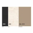 Okrągły rozkładany stół do jadalni z ceramiki Laminam Made in Italy - Lupetto Viadurini