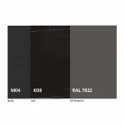 Okrągły rozkładany stół do jadalni z ceramiki Laminam Made in Italy - Lupetto Viadurini