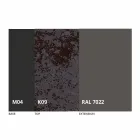 Okrągły rozkładany stół do jadalni z ceramiki Laminam Made in Italy - Lupetto Viadurini