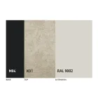 Okrągły rozkładany stół do jadalni z ceramiki Laminam Made in Italy - Lupetto Viadurini