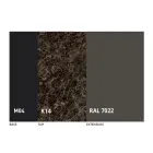 Okrągły rozkładany stół do jadalni z ceramiki Laminam Made in Italy - Lupetto Viadurini