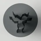 Okrągły stół do jadalni z wyjątkowo przezroczystego lub dymionego szkła Made in Italy - Thommy Viadurini