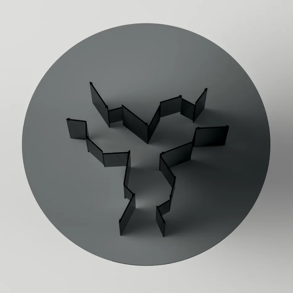 Okrągły stół do jadalni z wyjątkowo przezroczystego lub dymionego szkła Made in Italy - Thommy Viadurini