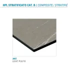 Okrągły stół do jadalni z metalu i laminowanego Hpl Made in Italy - Bastiano Viadurini