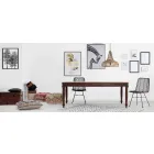 Stół do jadalni w stylu klasycznym z litego drewna akacjowego Homemotion - Pitta Viadurini