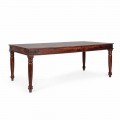 Stół do jadalni w stylu klasycznym z litego drewna akacjowego Homemotion - Pitta
