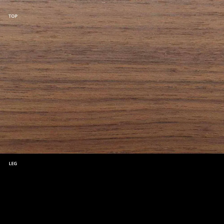 Okrągły stół do jadalni z blatem z cienkiego forniru Made in Italy - dolary Viadurini