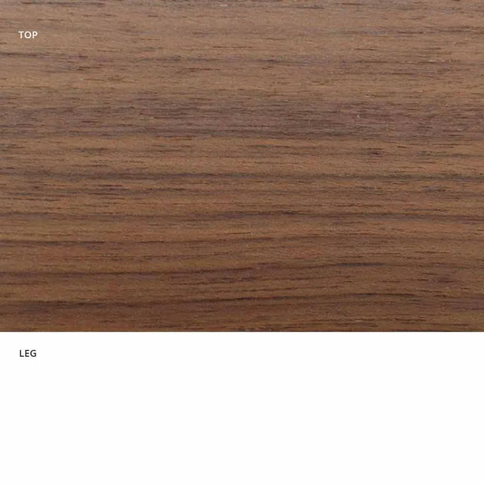 Okrągły stół do jadalni z blatem z cienkiego forniru Made in Italy - dolary Viadurini