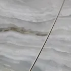 Rozkładany stół do salonu z blatem w kształcie beczki z ceramiki Made in Italy - Okulary Viadurini