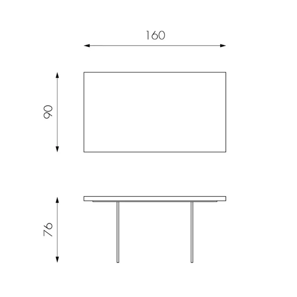 Stół do salonu z okleiną dębową i podstawą ze szkła hartowanego - Nicofisso Viadurini