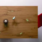 Rozkładany stół designerski do 294 cm z drewna i metalu Made in Italy - Nuzzo Viadurini