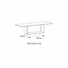 Stolik designerski wykonany z matowej ceramiki i metalu Matt Noir Desir Made in Italy - Dark Brown Viadurini