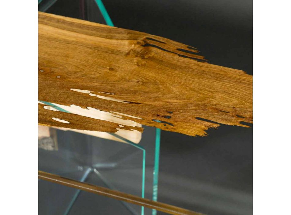 delfinów drewnianym stole projektowania i Wenecji szkła weneckiego Viadurini