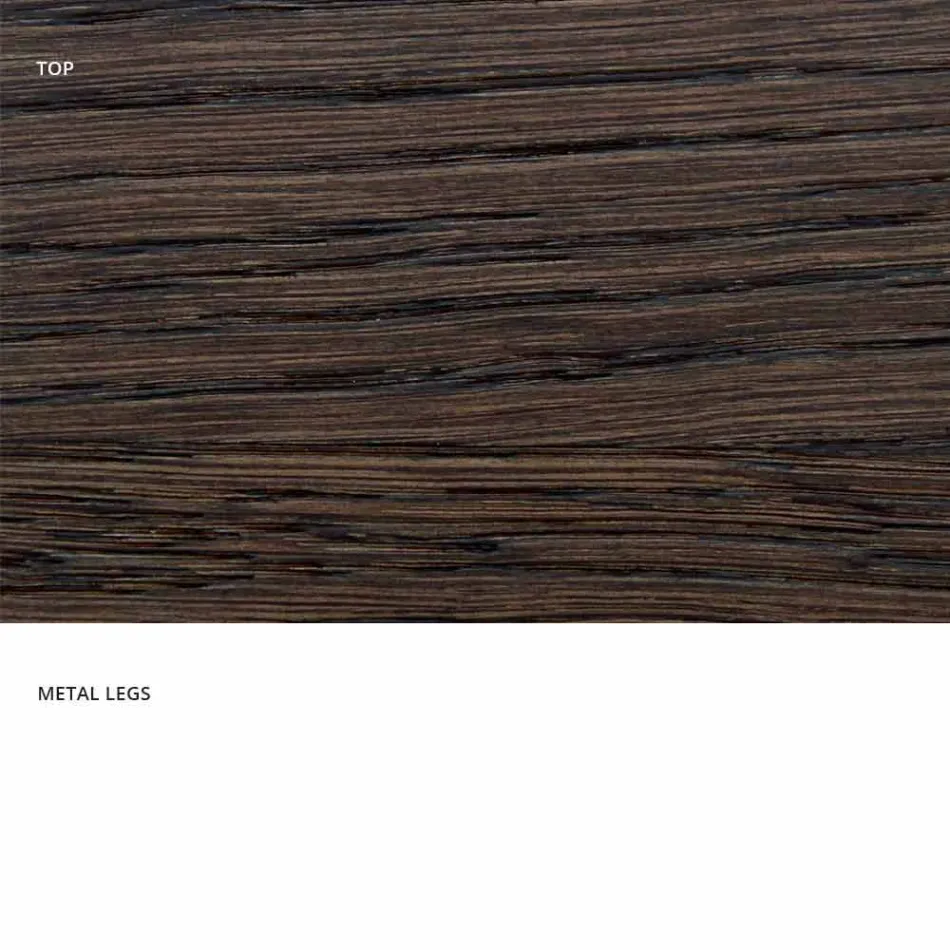 Stół projektowy z litego drewna produkowanego we Włoszech, Wilmer Viadurini