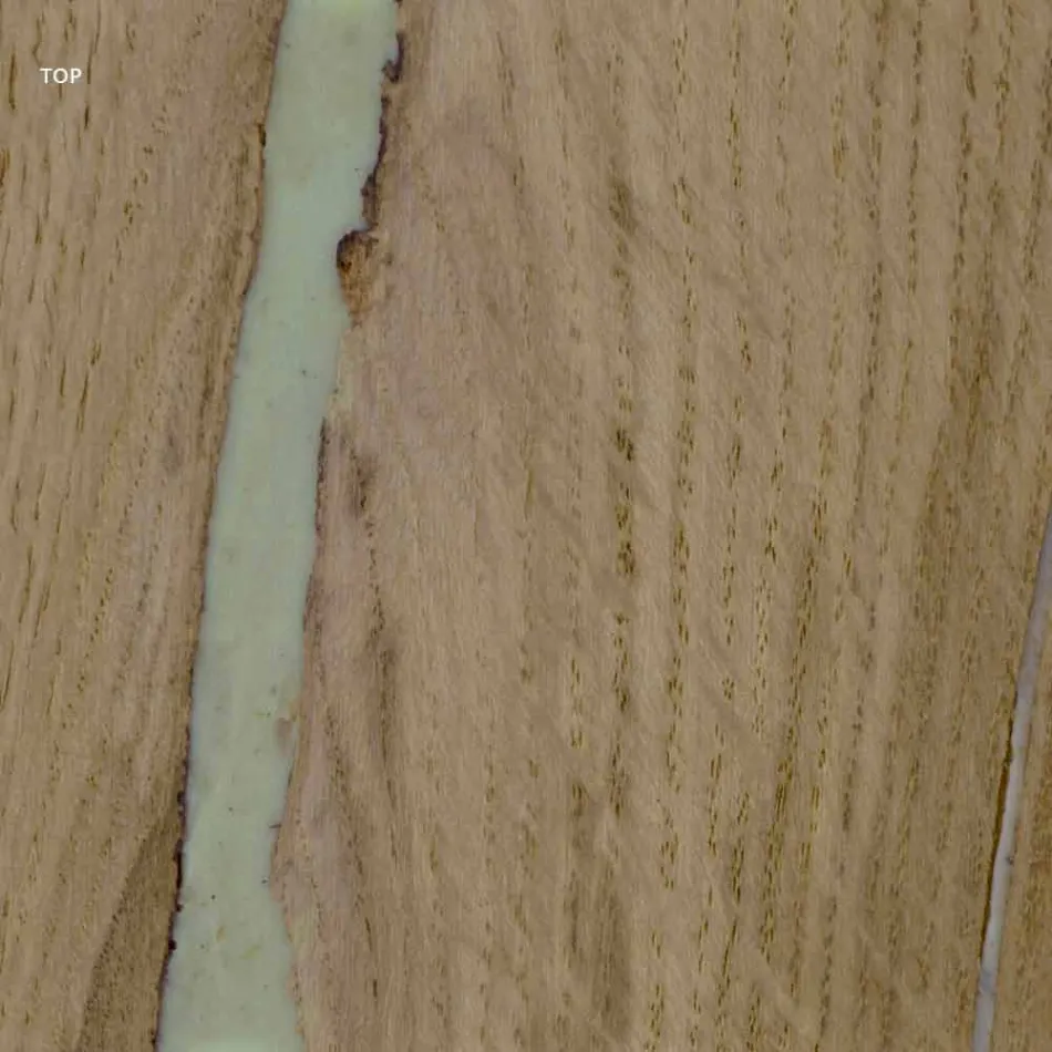 Nowoczesny design z drewnianym blatem i metalową podstawą, Esperia Viadurini