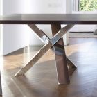 Nowoczesny design drewniany stół 240x120cm wykonany we Włoszech Viadurini