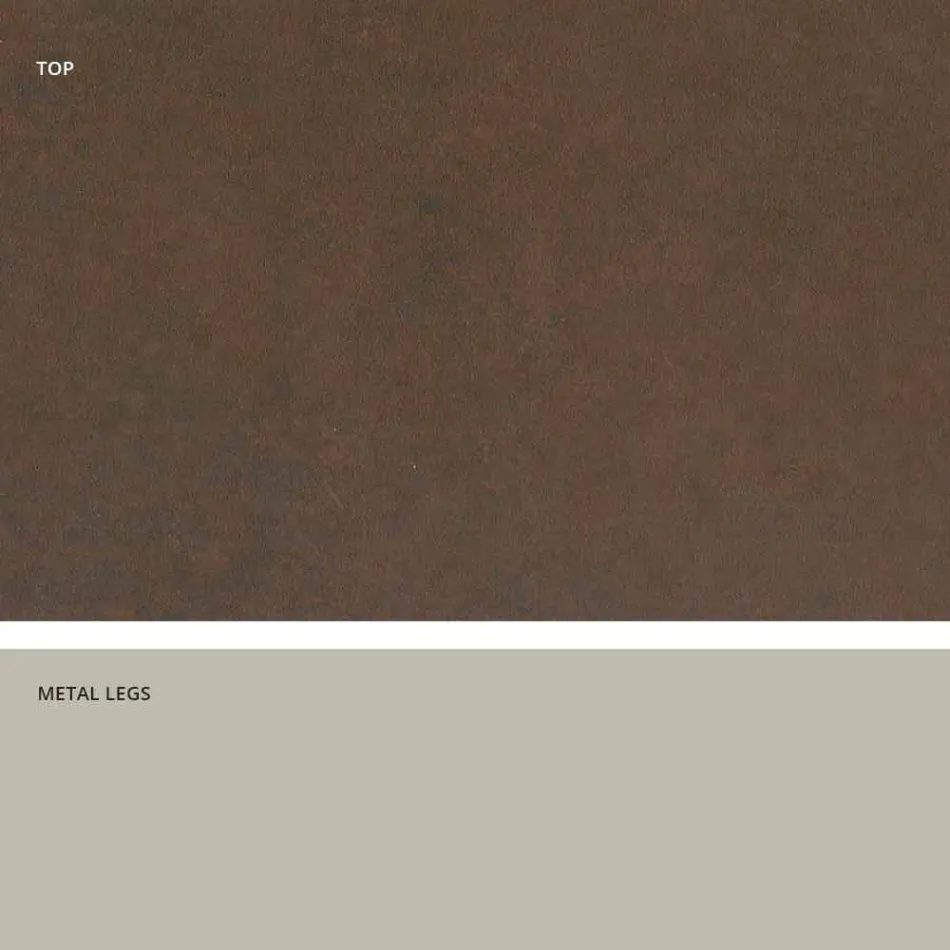 Nowoczesny stół ze szkła ceramicznego wykonany we Włoszech, Clark Viadurini