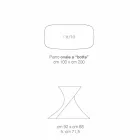 Nowoczesny stół ze szkła ceramicznego wykonany we Włoszech, Clark Viadurini