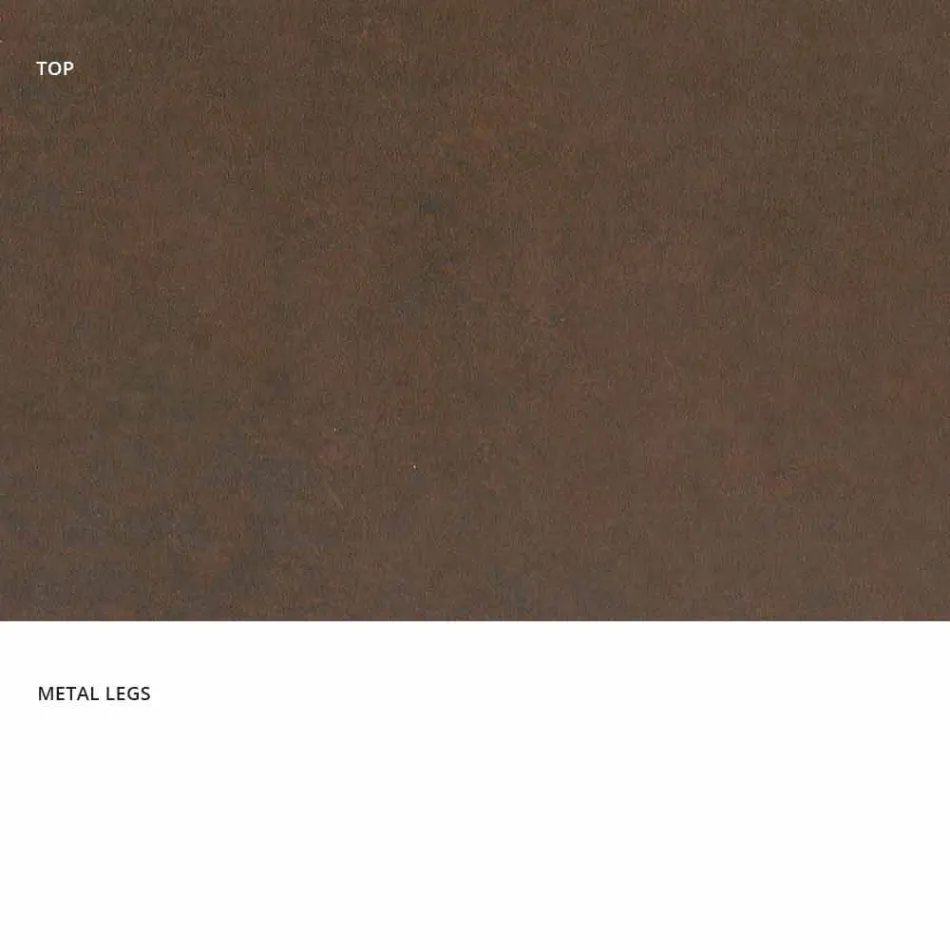 Nowoczesny stół ze szkła ceramicznego wykonany we Włoszech, Clark Viadurini