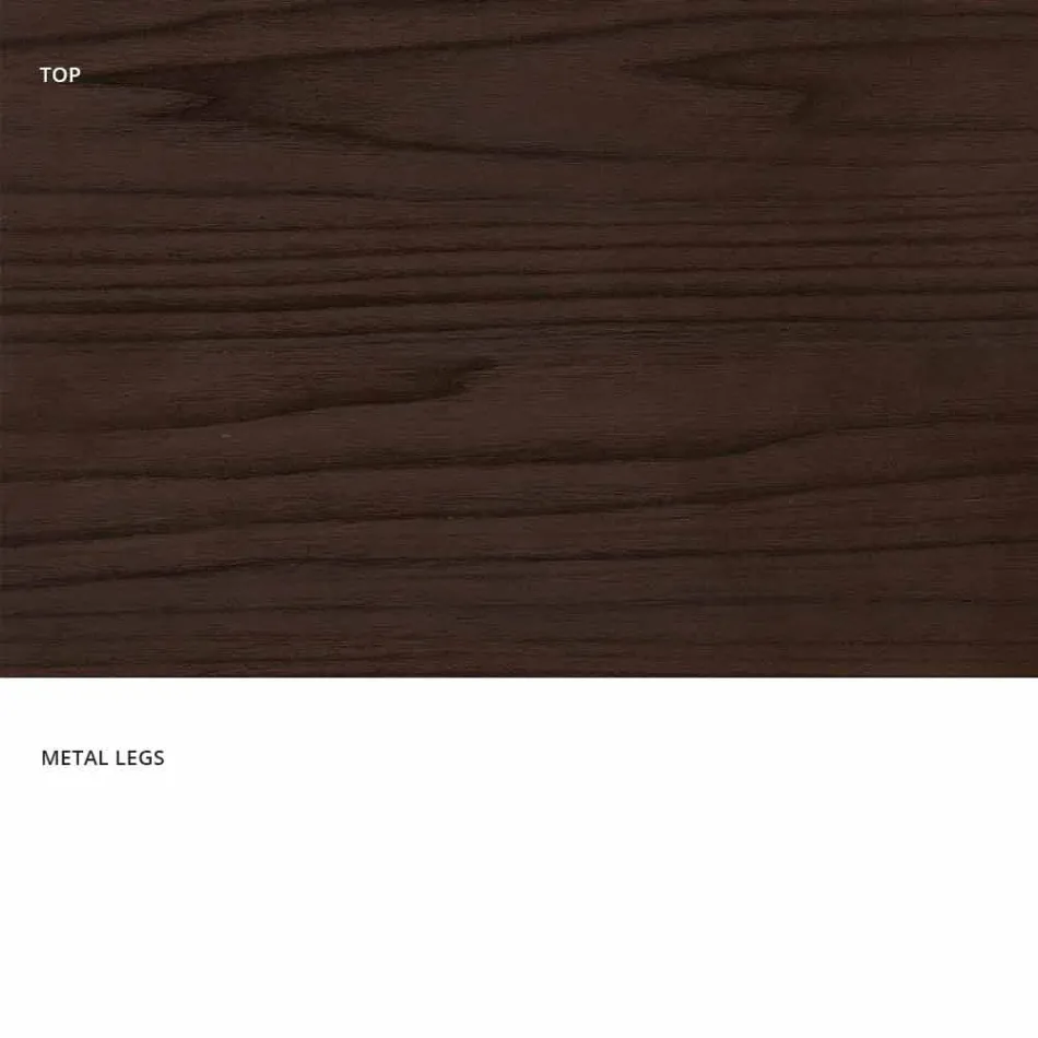 Nowoczesny rozkładany stół wykonany z włoskiego drewna melaminowego Wilmer Viadurini