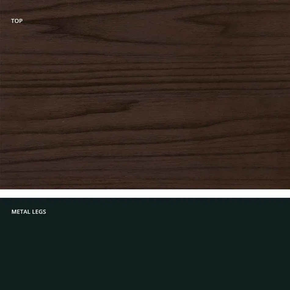 Nowoczesny rozkładany stół wykonany z włoskiego drewna melaminowego Wilmer Viadurini