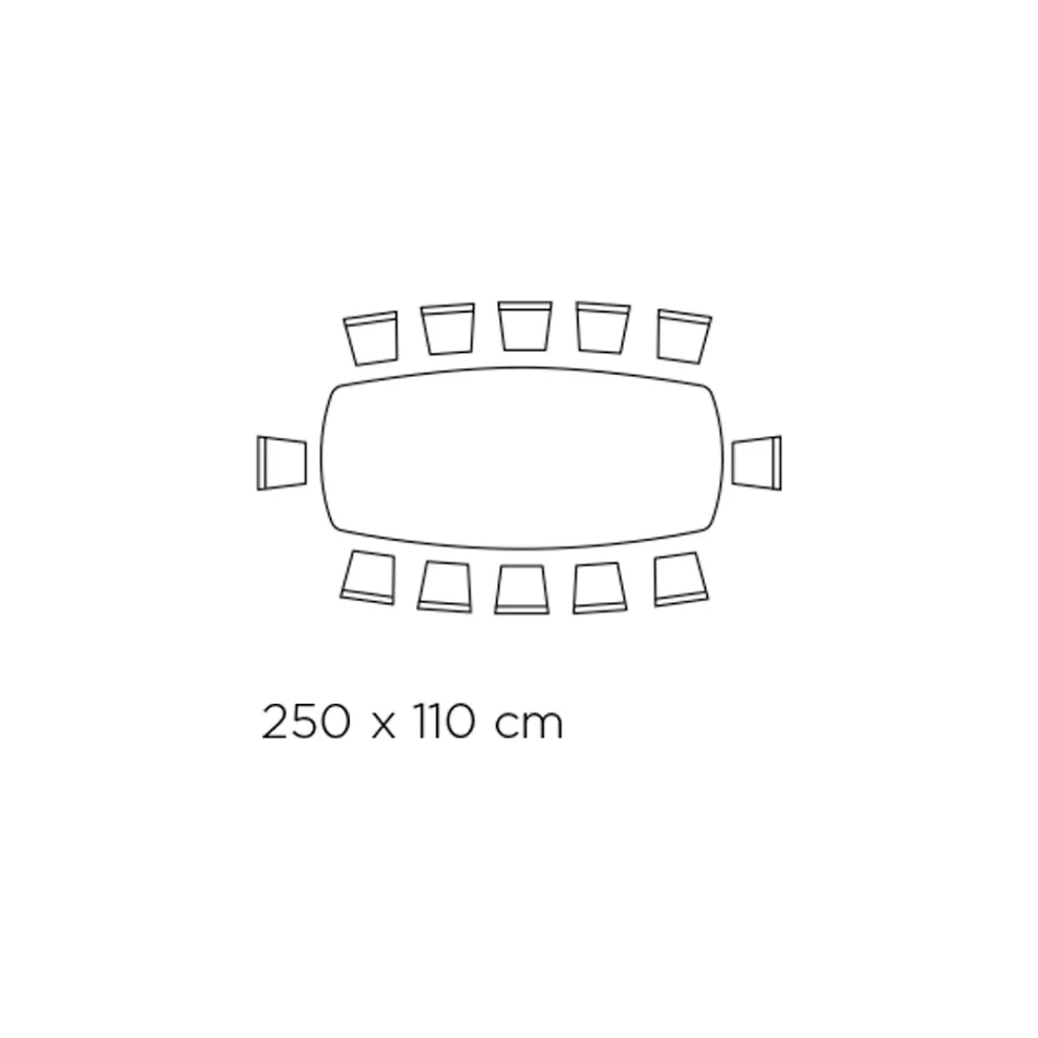 Naprawiono stół w kształcie beczki z laminatem i stalowym blatem Made in Italy - Grotta Viadurini