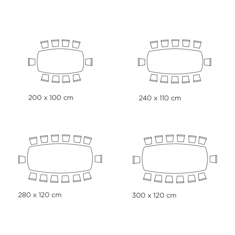 Naprawiono stół z blatem w kształcie beczki z ceramiki wyprodukowanej we Włoszech - Settimmio Viadurini