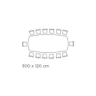 Naprawiono stół z polerowanym srebrnym blatem ceramicznym onyksowym Made in Italy - Grotta Viadurini