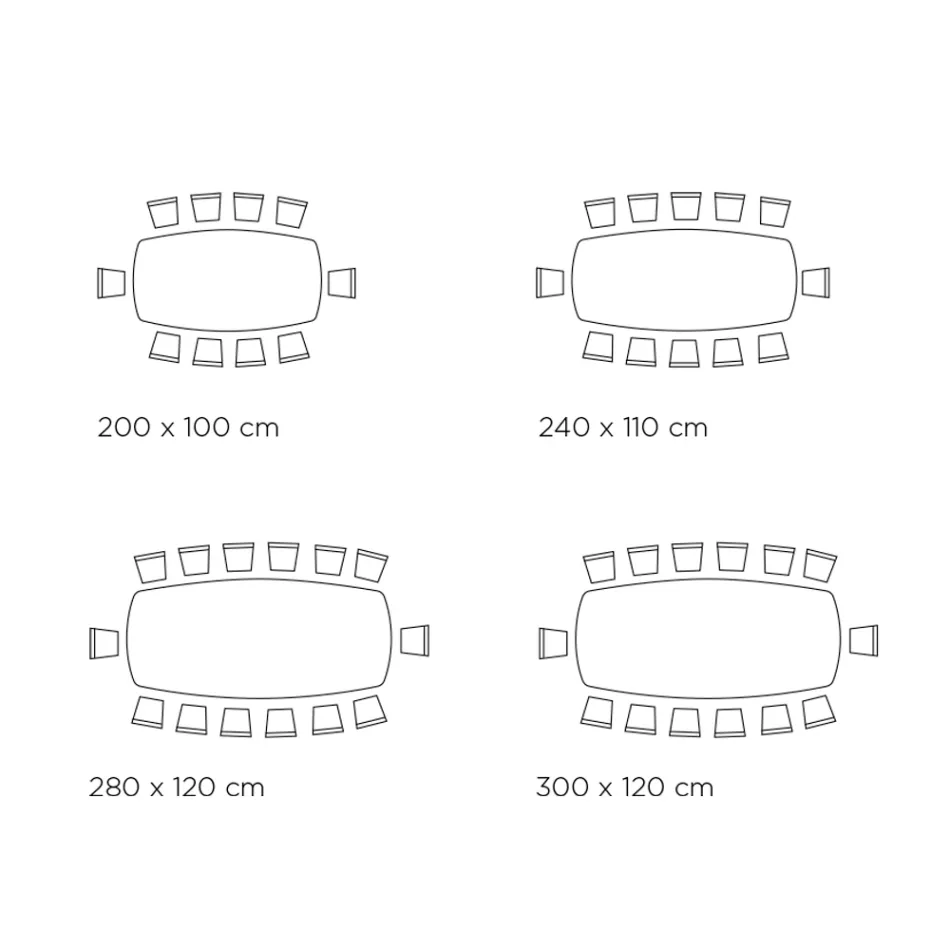 Naprawiono ceramiczny stół i podstawę ze stali malowanej na czarno, wyprodukowane we Włoszech - okulary Viadurini