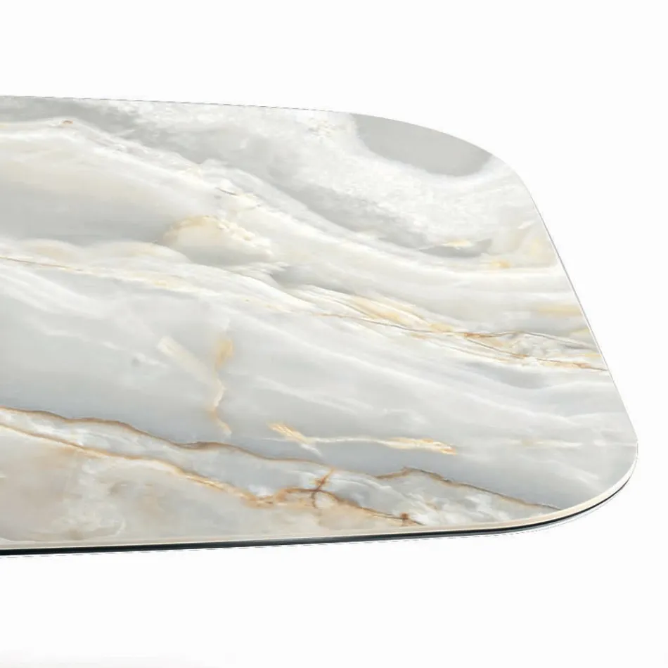 Naprawiony stół ceramiczny w różnych wykończeniach i rozmiarach Made in Italy - Grotta Viadurini