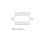 Polerowany grecki czarny stół ceramiczny Made in Italy - Grotta Viadurini