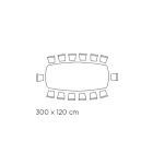 Polerowany grecki czarny stół ceramiczny Made in Italy - Grotta Viadurini