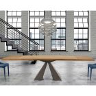 Nowoczesny drewniany stół z możliwością rozciągnięcia do 300 cm Made in Italy - Dalmatyńczyk Viadurini