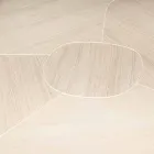 szczotkowanego dębowy stół z wykończeniem wosku Andy Viadurini