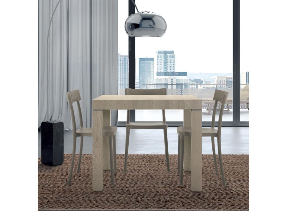 Rozkładany drewniany stół z laminatu do 470 cm Made in Italy – Gordito Viadurini