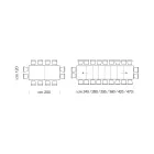 Rozkładany drewniany stół z melaminy do 470 cm Wyprodukowano we Włoszech – Gordito Viadurini