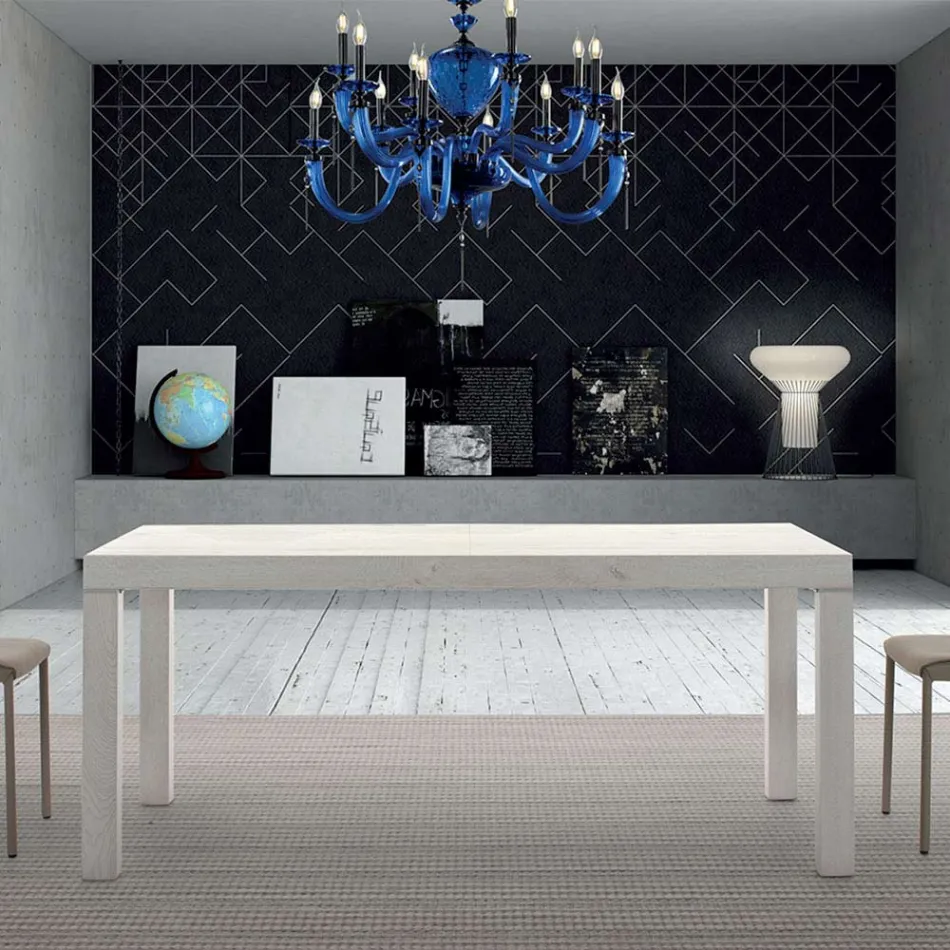 Rozkładany drewniany stół z melaminy do 470 cm Wyprodukowano we Włoszech – Gordito Viadurini