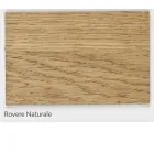 Wiązany stół dębowy z metalową podstawą Made in Italy - Sebastiano Viadurini