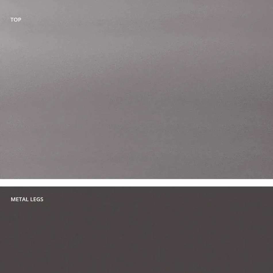 Nowoczesny stół ze szkła hartowanego wyprodukowany we Włoszech, Mitia Viadurini