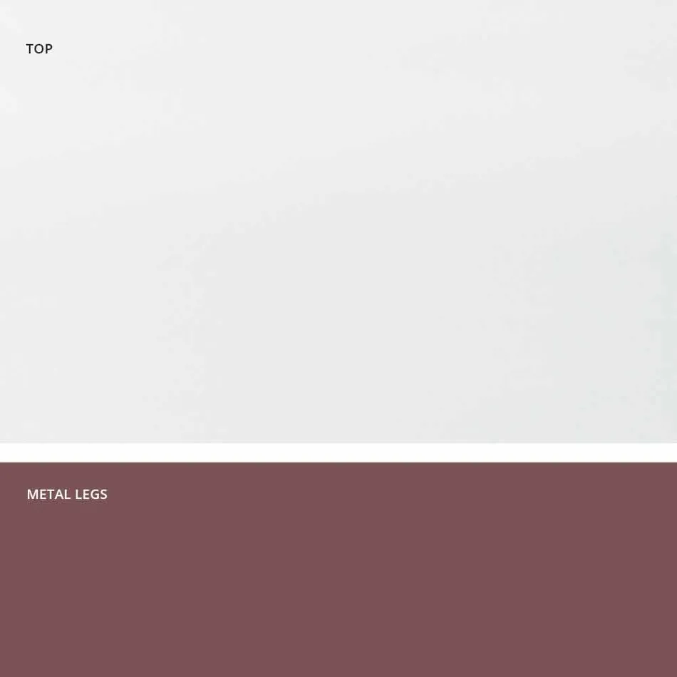 Nowoczesny stół ze szkła hartowanego wyprodukowany we Włoszech, Mitia Viadurini