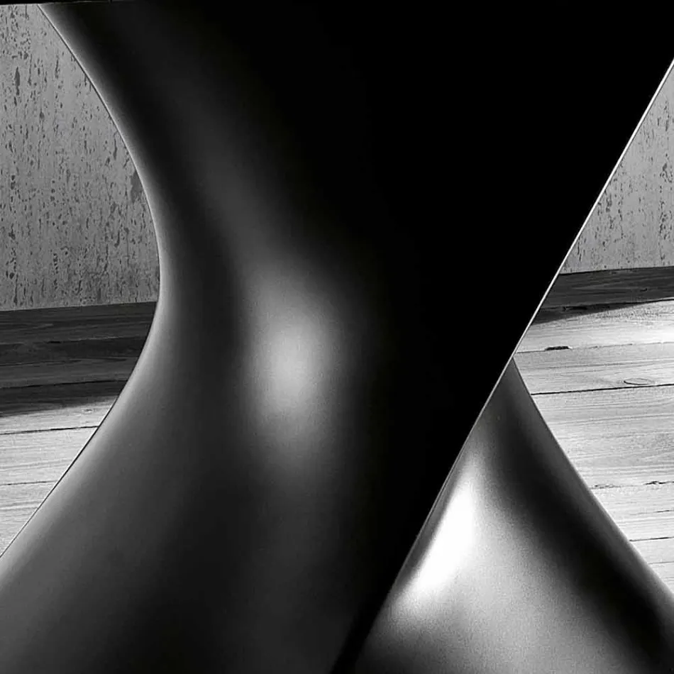 Nowoczesny stół ze szkła hartowanego produkowany we Włoszech, Clark Viadurini