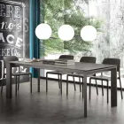 Rozkładany stół ze szkła ceramicznego do 240 cm Terni Viadurini