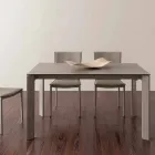 Rozkładany stół ze szkła ceramicznego do 240 cm Terni Viadurini