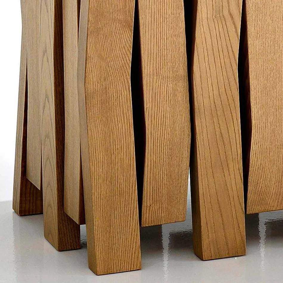 Nowoczesny szklany stół ceramiczny wykonany we Włoszech, Egisto Viadurini