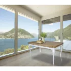 Rozkładany stół do wnętrz z jodły z profilowanymi narożnikami Made in Italy - Faramir Viadurini