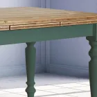 Rozkładany stół dzienny z jodły skandynawskiej Made in Italy - Benidorm Viadurini