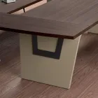 Stół konferencyjny z melaminy projektu Andrea Stramigioli - Butterfly Viadurini