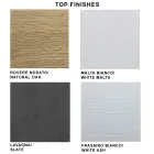 Nowoczesny stół rozkładany do 300 cm z laminatu i szkła Made in Italy - Łza Viadurini