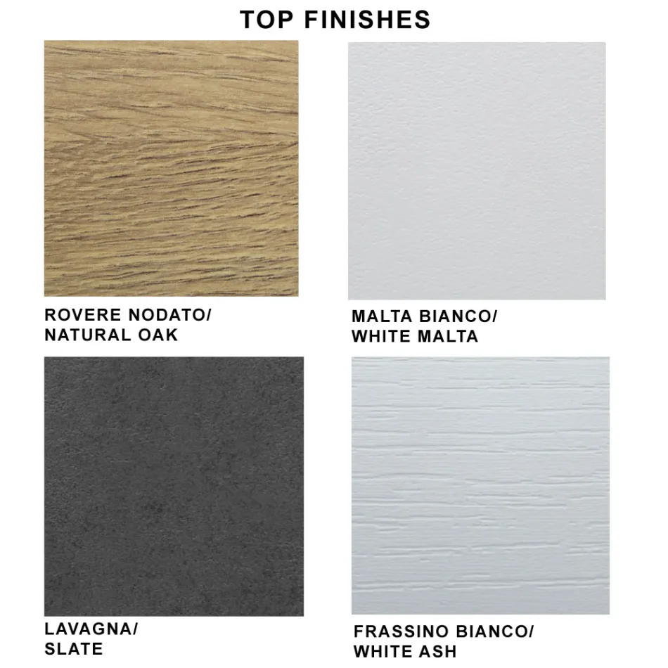 Nowoczesny stół rozkładany do 300 cm z laminatu i szkła Made in Italy - Łza Viadurini